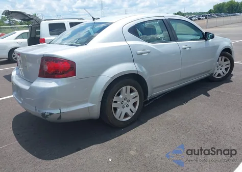 2012 Dodge Avenger Se from USA, damaged, VIN 1C3CDZAB7CN216025